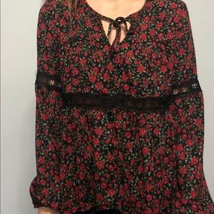 Floral blouse from tillys